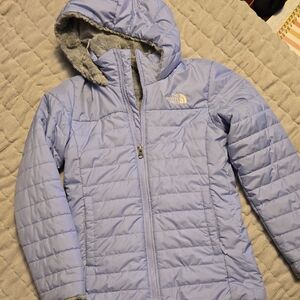 The North Face Kids Light Purple Puffer Jacket